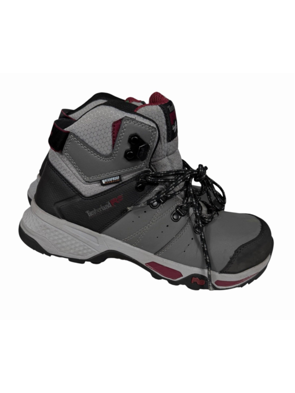 Timberland Switchback Composite Toe Work Boots Grey Women's 7 M